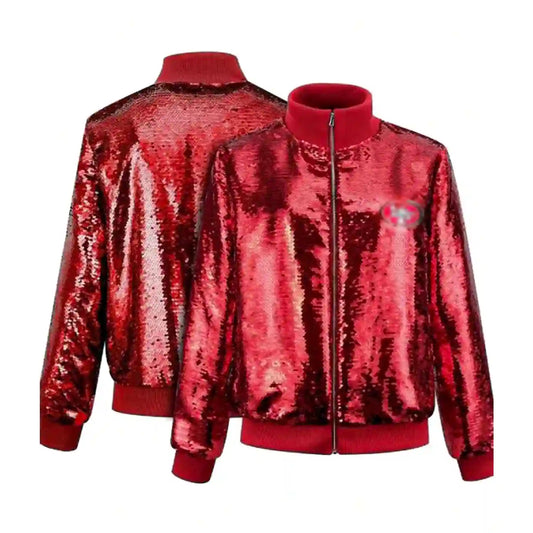 49ers Red Sequin Jacket