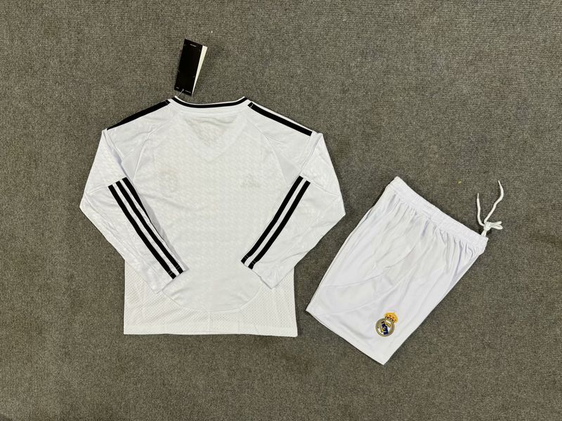 Kids Real Madrid 2024-2025 home Long Sleeve