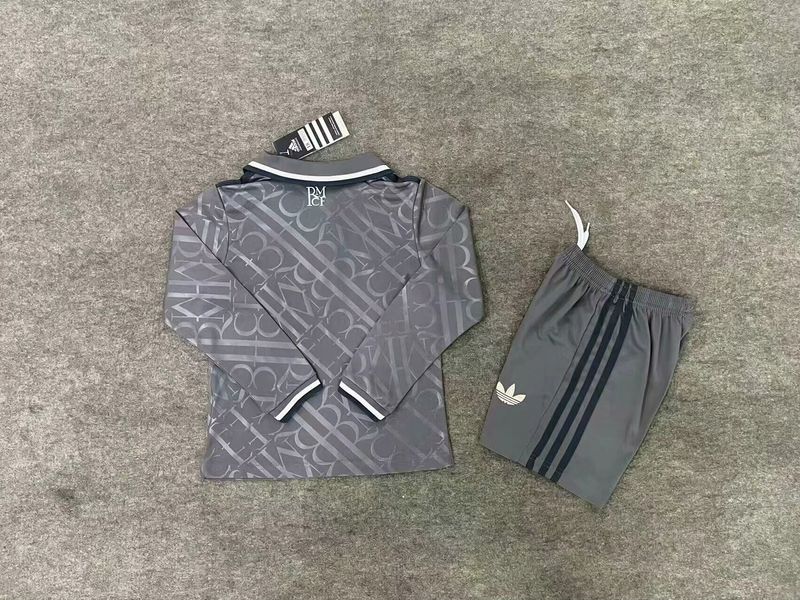 Kids Real Madrid 2024-2025 second away Long Sleeve