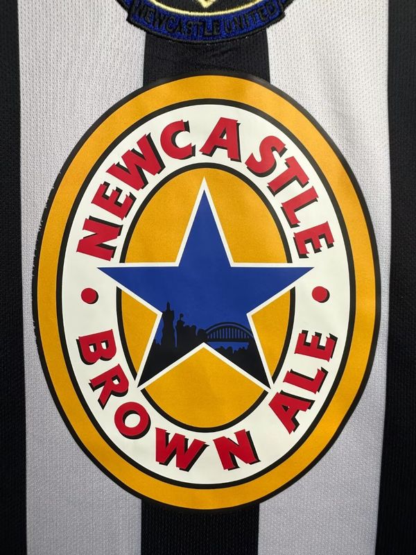 Retro Newcastle United 1997-1999 home Long Sleeve