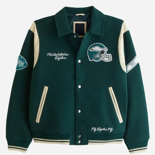 Abercrombie Philedelphea Eagles Jacket