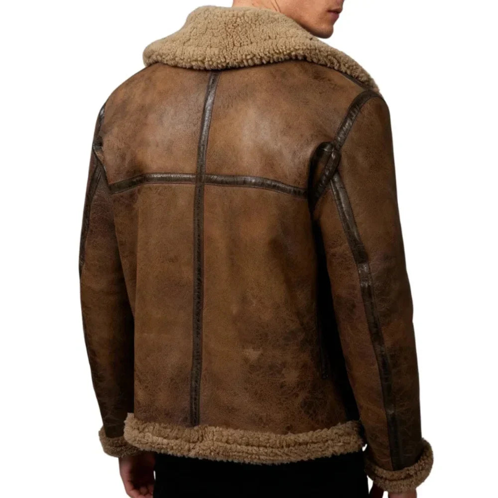 Arnold Schwarzenegger B6 Shearling Jacket Mens