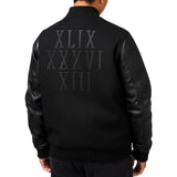 Arsenal Retro Invincibles Black Varsity Jacket