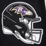 Balti Ravens Black Varsity Jacket