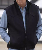 John Dutton Black Cotton Vest