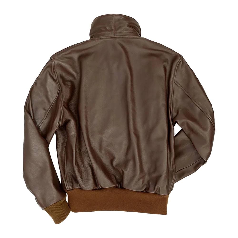 Men Brown Flying RAF B3 Aviator Leather Jacket