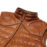 Men’s Genuine Leather Brown Vest