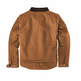 Carhartt Men's Detroit Ringspun Duck Brown Jacket