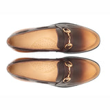 Classic Two tone Brown Leather Loafers | Handmade