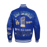 LA Dodgers World Series Blue Champions Jacket