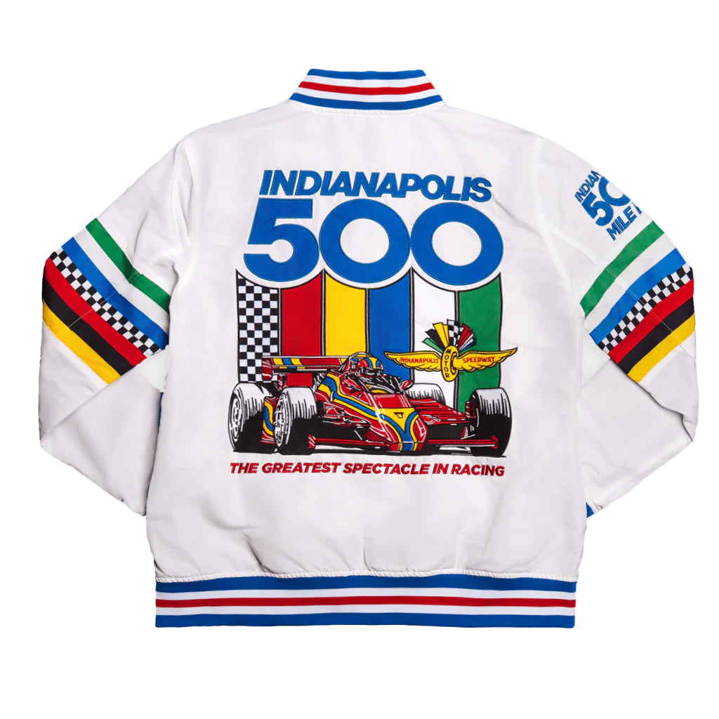 Lexie Hull Indy 500 Multicolor Bomber Jacket