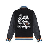 Mariska Hargitay New York Knicks Black Varsity Jacket
