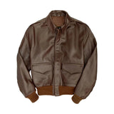 Men Brown Flying RAF B3 Aviator Leather Jacket