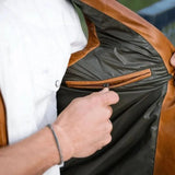 Men’s Genuine Leather Brown Vest