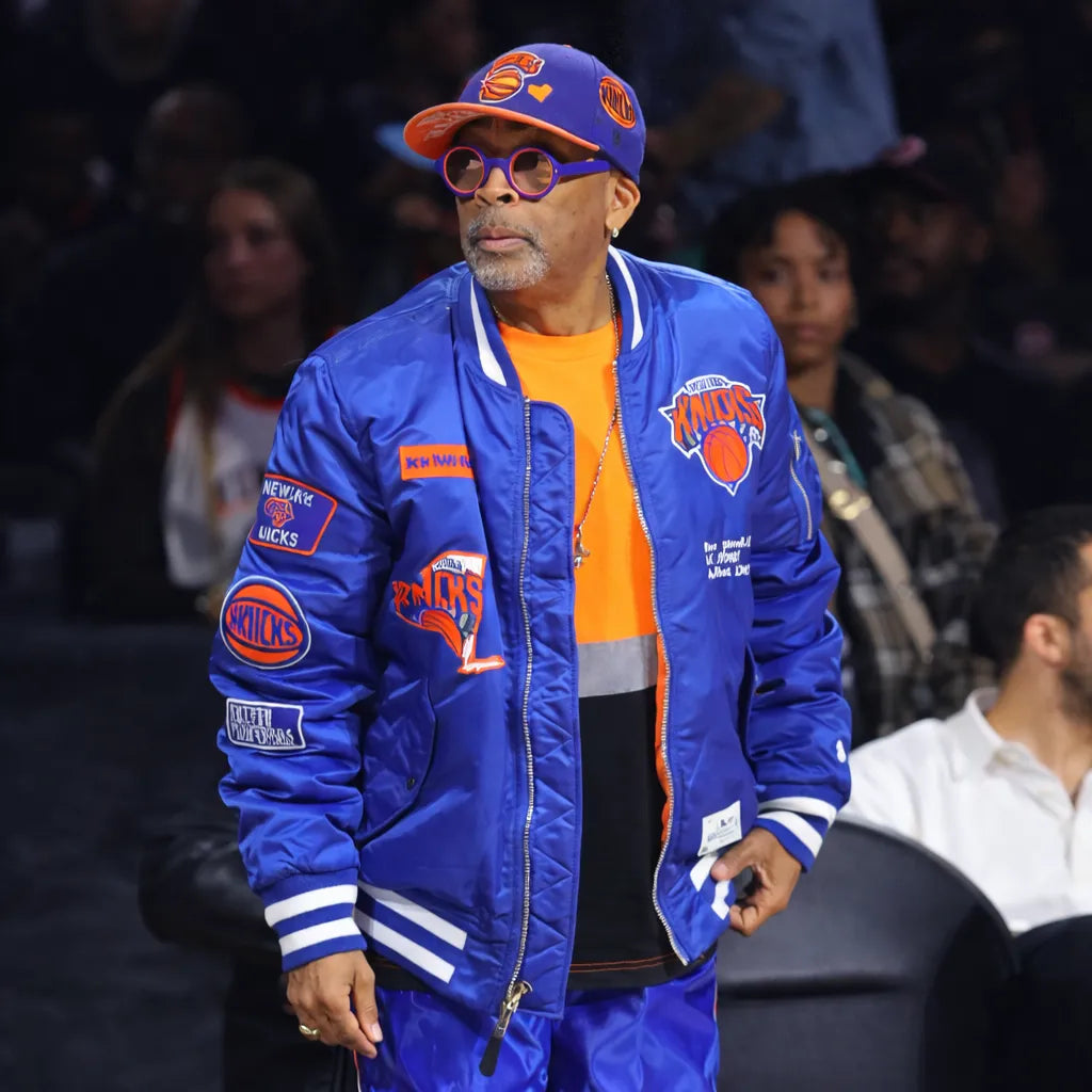 Knicks Spike Lee Semifinals Blue Bomber Jacket