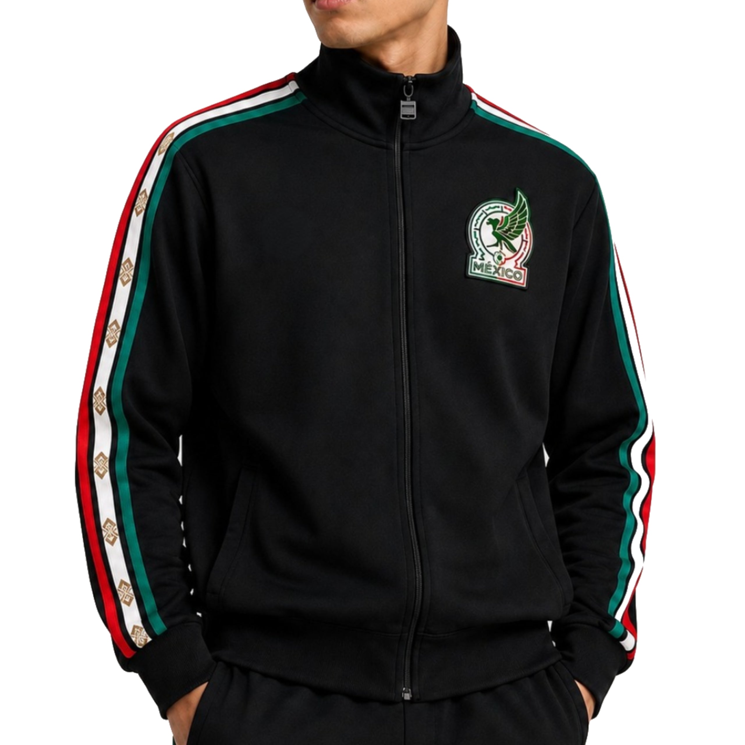 Someone Somewhere 2026 Mexico Black Fleece Track Jacket