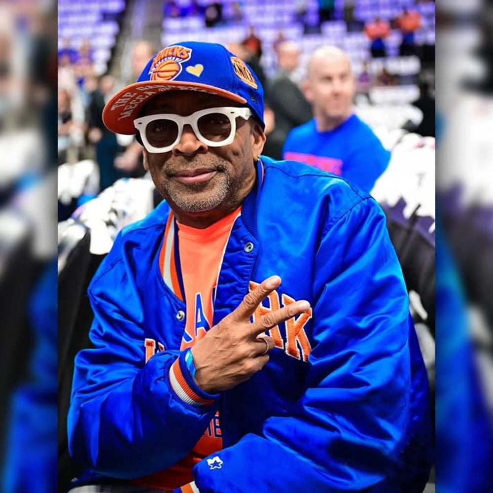 Spike Lee New York Knicks Playoff Satin Bomber Jacket