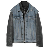 Strange Things Hellfire Club Eddie Munson Denim & Leather Jacket