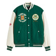 Strange Things Hawkins High School Green Wool-Blend Baseball Jacket