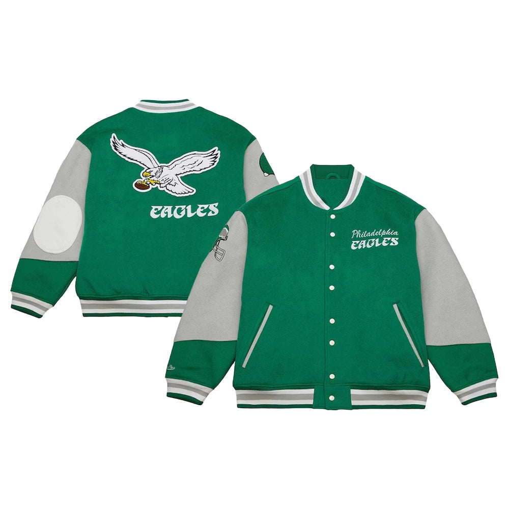 Kylie 90s Eagles Letterman Jacket