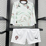 Kids Portugal national 2025-2026 away Long sleeve