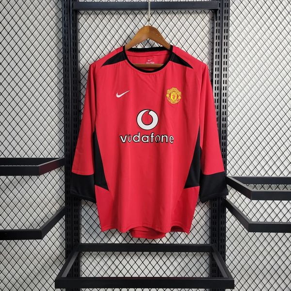 Retro Manchester United 2002-2004 home Long Sleeve