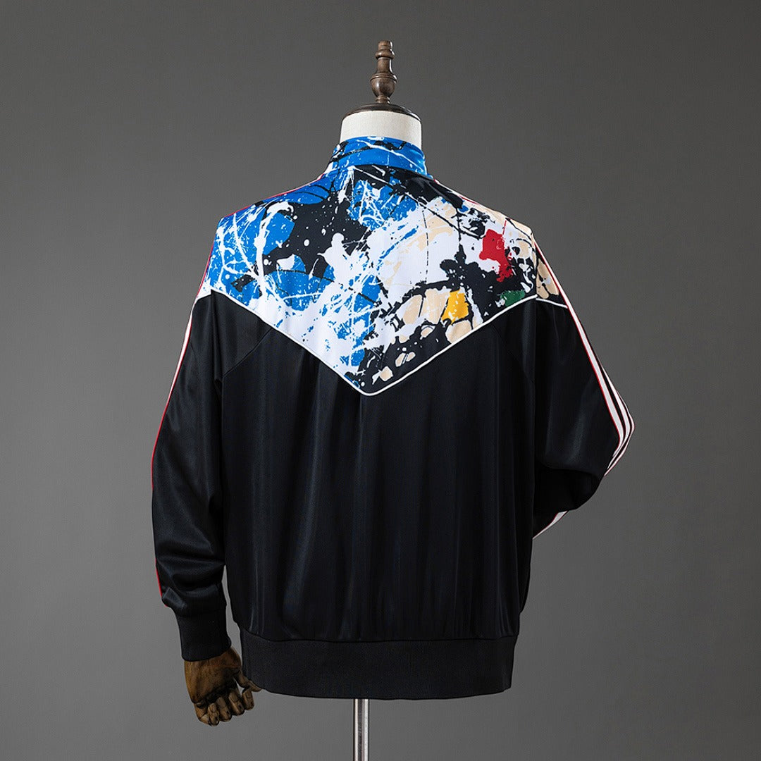 Manchester United M-U x Stone Roses Track Top 'Black Multi