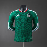 Mexico national 2026 home player Long Sleeve - WCFOOTBALLSUIT