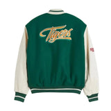 Strange Things Hawkins High School Green Wool-Blend Baseball Jacket